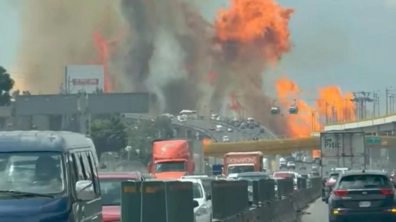 Explosión de pipa de gas en Iztapalapa deja decenas de heridos y caos&nbsp;vehicular