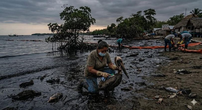 DERRAME DE CRUDO EN EL GOLFO DE MÉXICO POR NEGLIGENCIA DE&nbsp;MORENA